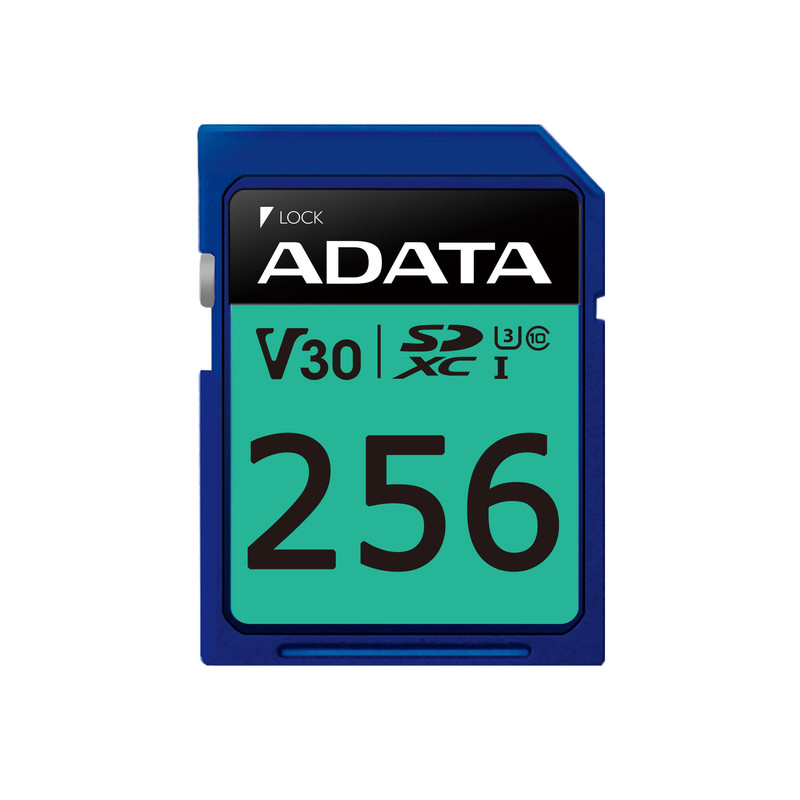 کارت حافظه‌ SDXC ای دیتا مدل Premier Pro کلاس 10 استاندارد UHS-I U3 سرعت 100MBps ظرفیت 256 گیگابایت