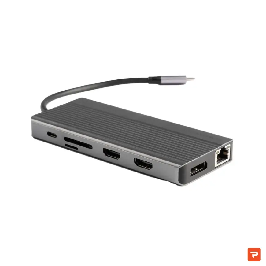 هاب 13 در 1 پاورولوژی Powerology 13in1 USB-C Hub P131HBCGY